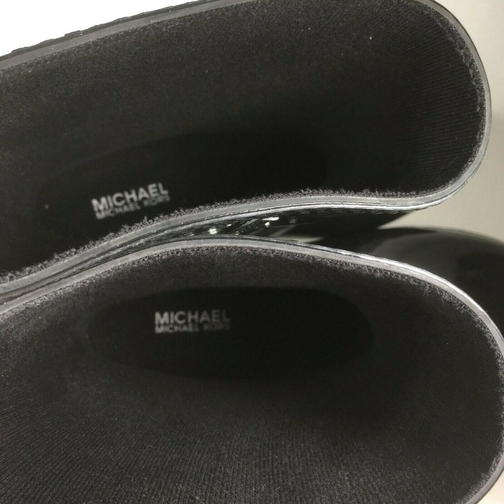 Michael Kors Womens Black Rain Ankle Boots US 10 M - Picture 8 of 12